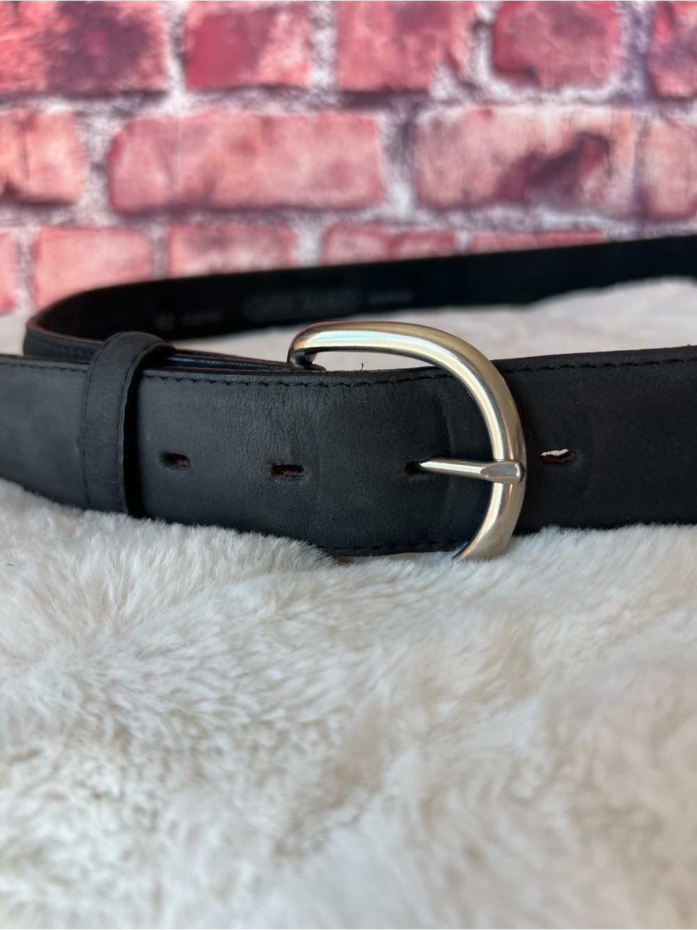 Cody James Black Leather Western Belt Made In USA